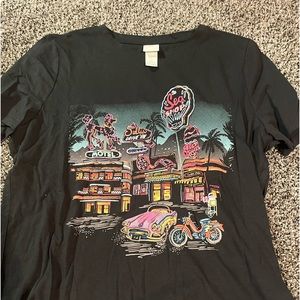 Black Graphic Tee